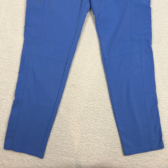 Figs Mens Size M Axim Cargo Scrub Pants Drawstring Medical Career Ceil Blue - Picture 6 of 10